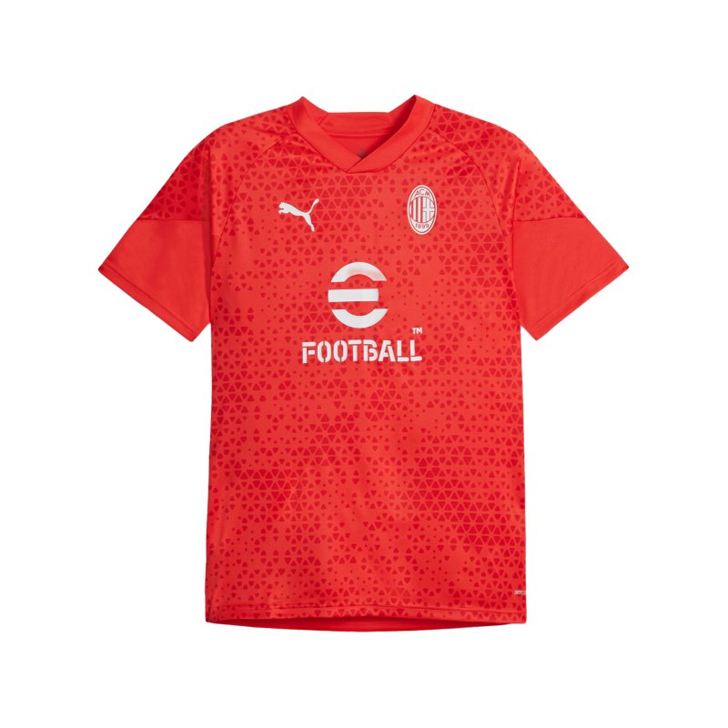 PUMA AC Mailand Trainingsshirt Rot Grau F12 - rot