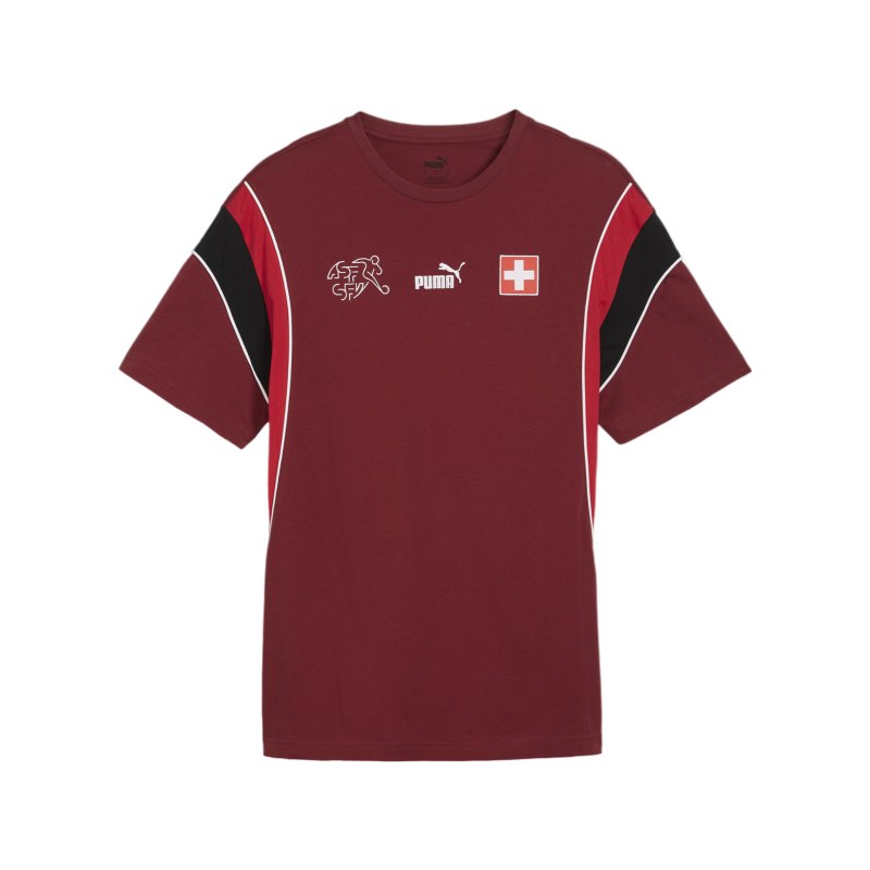 PUMA Schweiz Ftbl Archive T-Shirt Rot F12 - rot