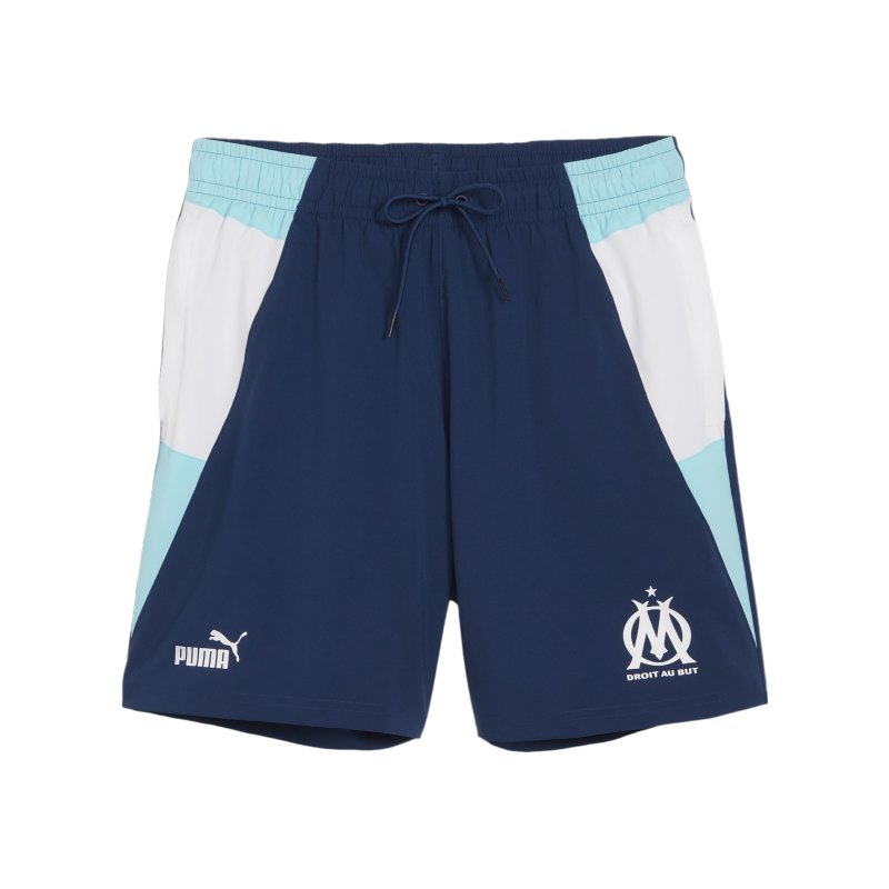 PUMA Olympique Marseille Short Blau F01 - blau