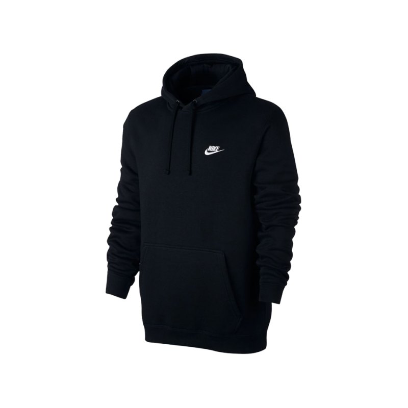 Nike Club Hoody Sweatshirt Schwarz F010 - schwarz