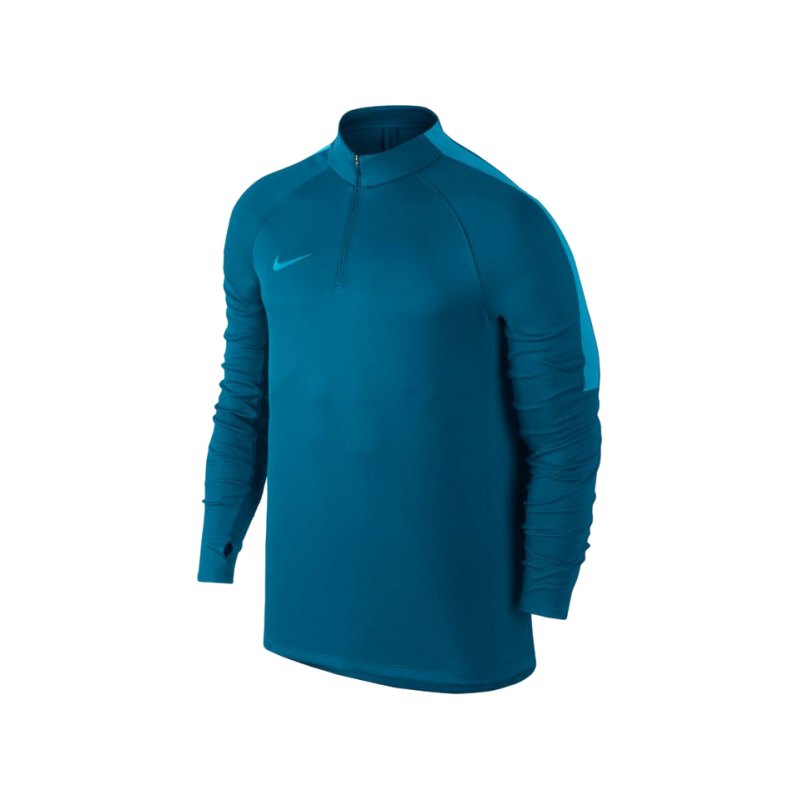 Nike Top 1/4 Zip Lonsleeve Football Drill F457 - blau