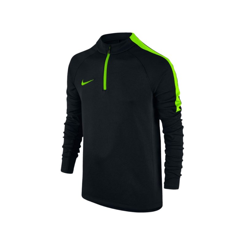 Nike 1/4 Zip Longsleeve Football Drill Kinder F013 - schwarz