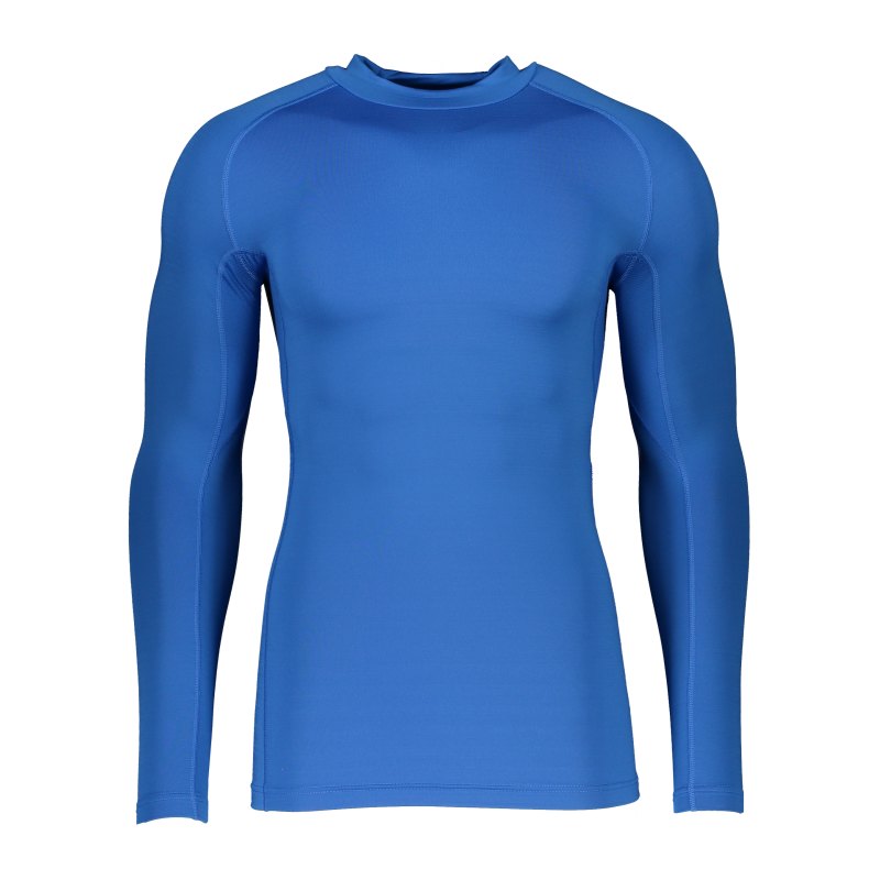 Nike NP Hyperwarm Max Comp Mock Sweatshirt F463 - blau