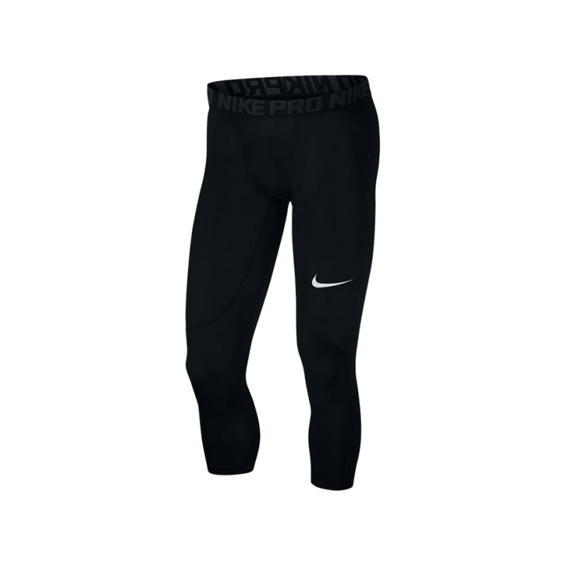 Nike Pro 3/4 Tight Schwarz F010 - schwarz