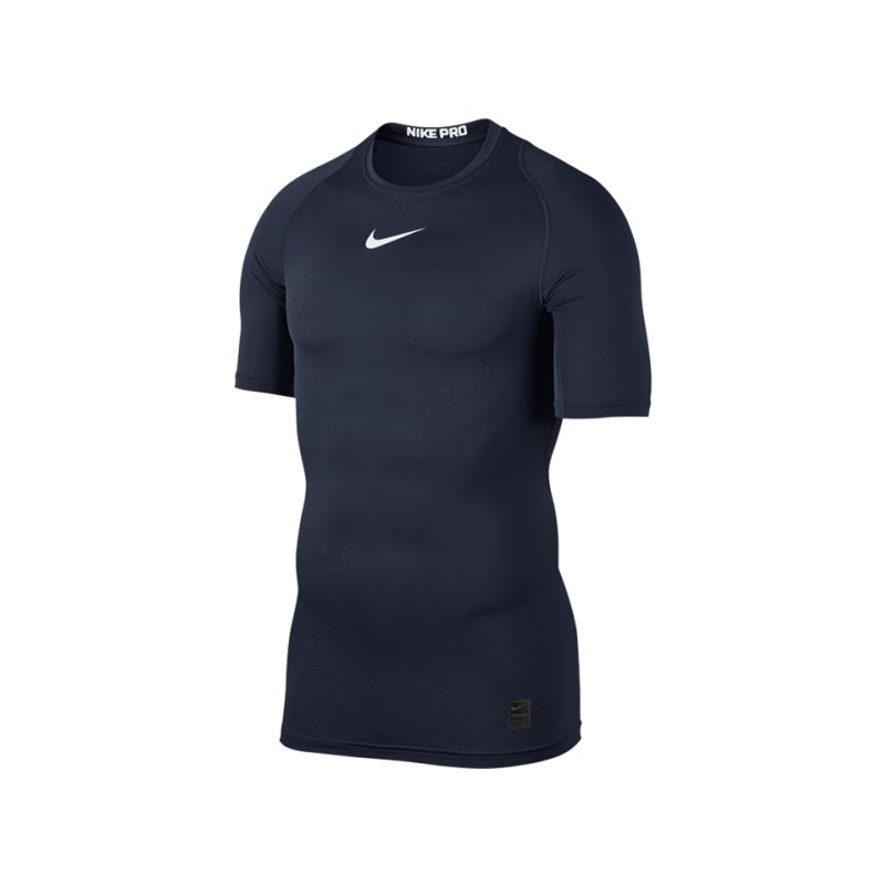 Nike Pro Compression Shortsleeve Shirt F451 - blau