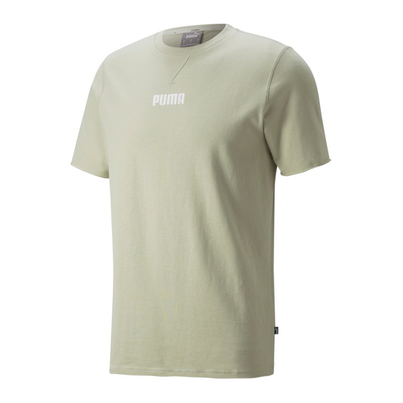 PUMA Modern Basics Baby Terry T-Shirt Grün F33 - gruen