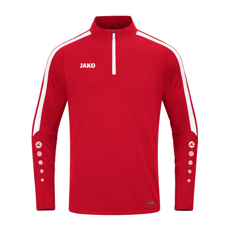 JAKO Power Sweatshirt Rot Weiss F100 - rot