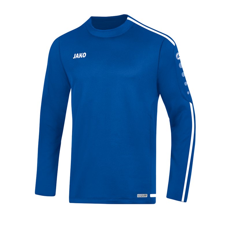 Jako Striker 2.0 Sweatshirt Blau Weiss F04 - Blau