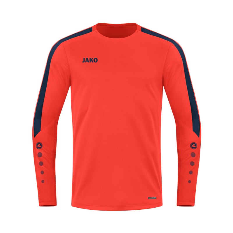 JAKO Power Sweatshirt Kids Orange Blau F375 - orange