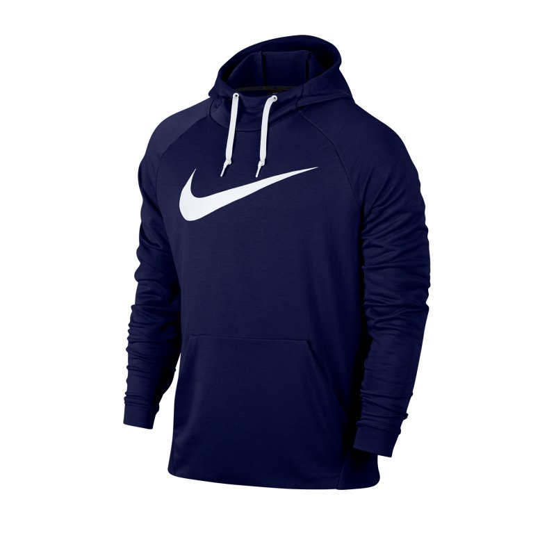 Nike Dry Training Kapuzensweatshirt Running F492 - blau