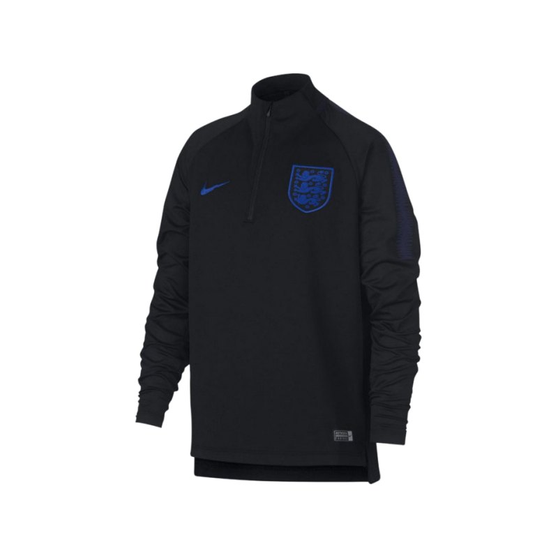 Nike England Dry Squad Drill Top Kids Schwarz F011 - schwarz