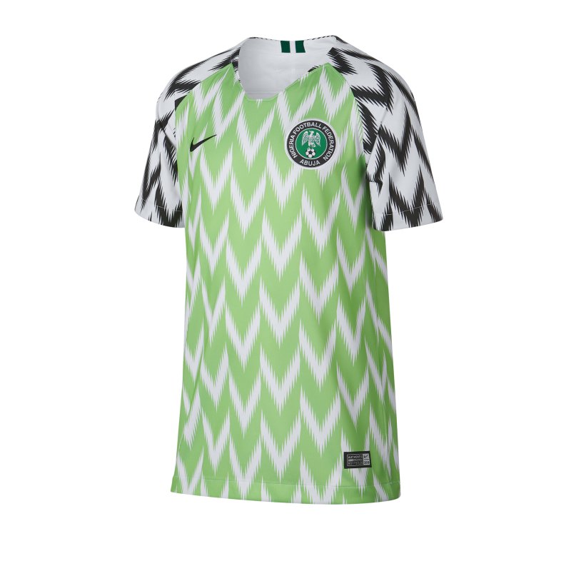 Nike Nigeria Trikot Home WM 2019 Kids Weiss F100 - weiss