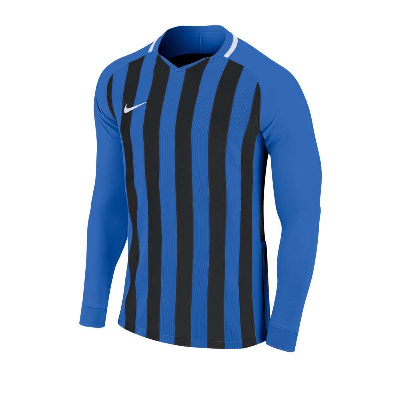 Nike Striped Division III Trikot langarm Kids F463 - blau