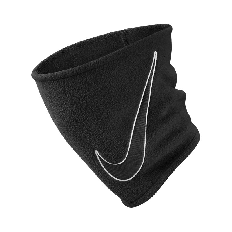 Nike Fleece 2.0 Neckwarmer Schwarz Weiss F010 - schwarz