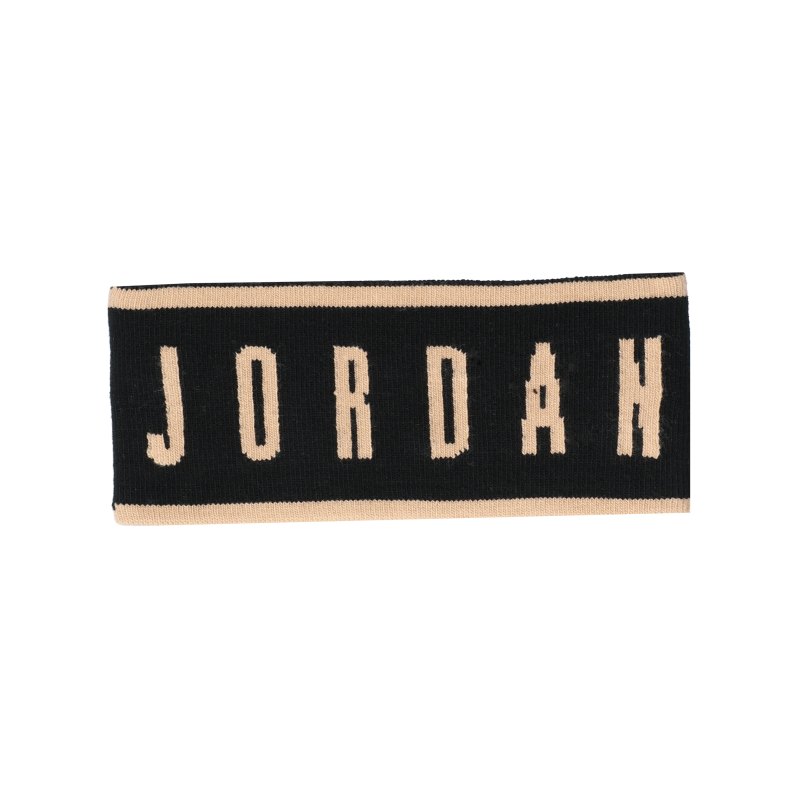 Jordan Seamless Knit Reversible Stirnband F053 - schwarz