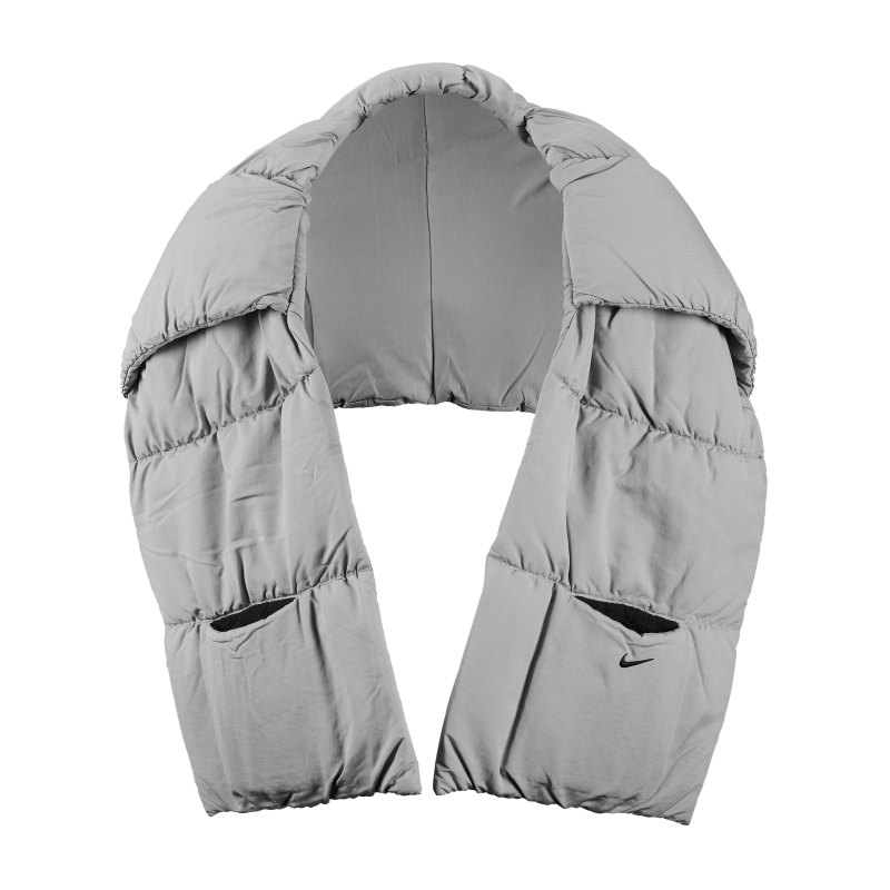 Nike Quilted Neckwarmer Grau Schwarz F059 - grau