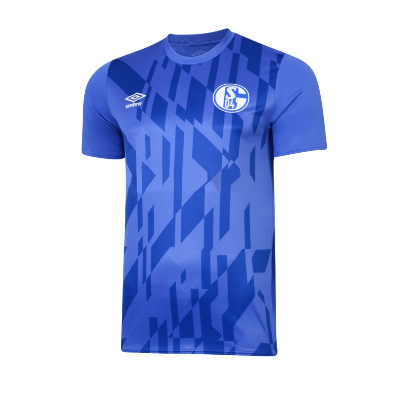 Umbro FC Schalke 04 WarmUp T-Shirt Kids 19/20 F71N - blau