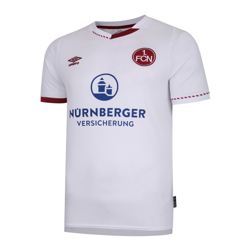 Umbro 1. FC Nürnberg Trikot Away Kids 2020/2021 Weiss - weiss