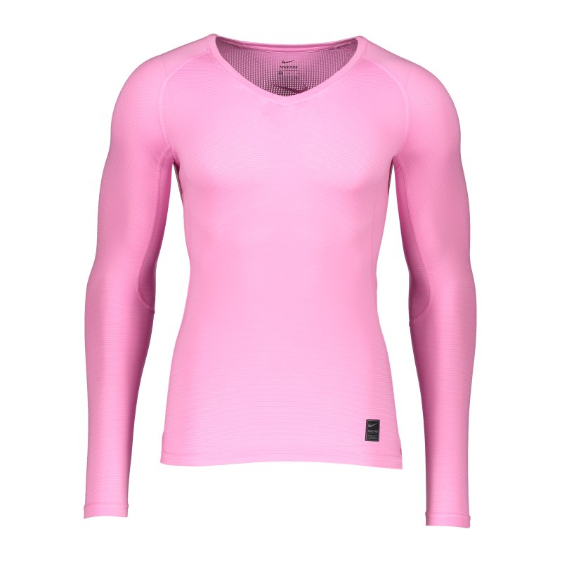 Nike Pro Hypercool Comp Shirt langarm Rosa F627 - rosa