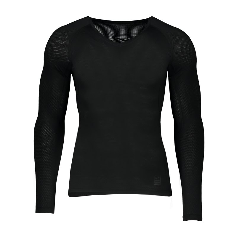 Nike Pro Hypercool Comp Shirt langarm Schwarz F010 - schwarz