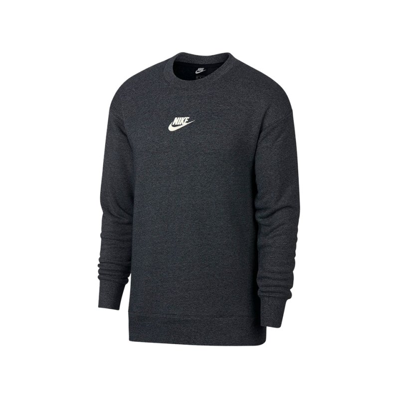 Nike Heritage Fleece Sweater Schwarz F010 - schwarz