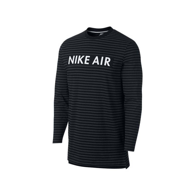 Nike Air Crew Sweatshirt Longsleeve Dunkelgrau - grau