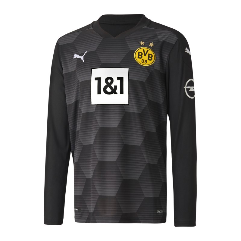 PUMA BVB Dortmund Torwarttrikot 2020/2021 Kids Schwarz F02 - schwarz