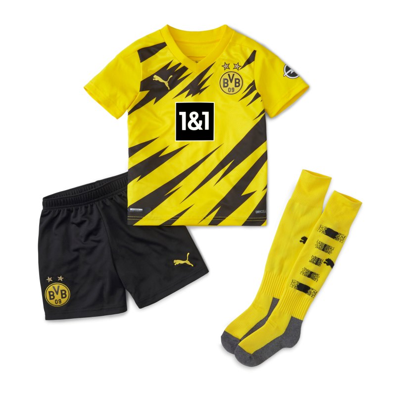 PUMA BVB Dortmund Minikit Home 2020/2021 Kids Gelb F01 - gelb