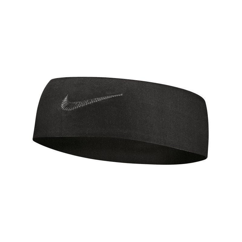 Nike Fury Haarband Schwarz Grau F046 - schwarz