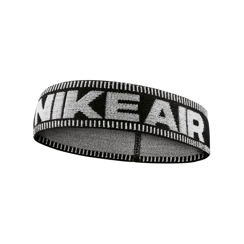 Nike AIR Sport Haarband Running Schwarz Grau F043 - schwarz