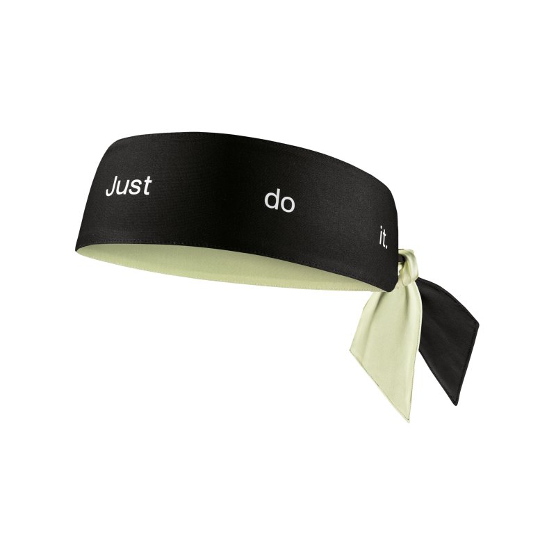 Nike Dri-FIT Head Tie 4.0 Haarband Grün F334 - schwarz