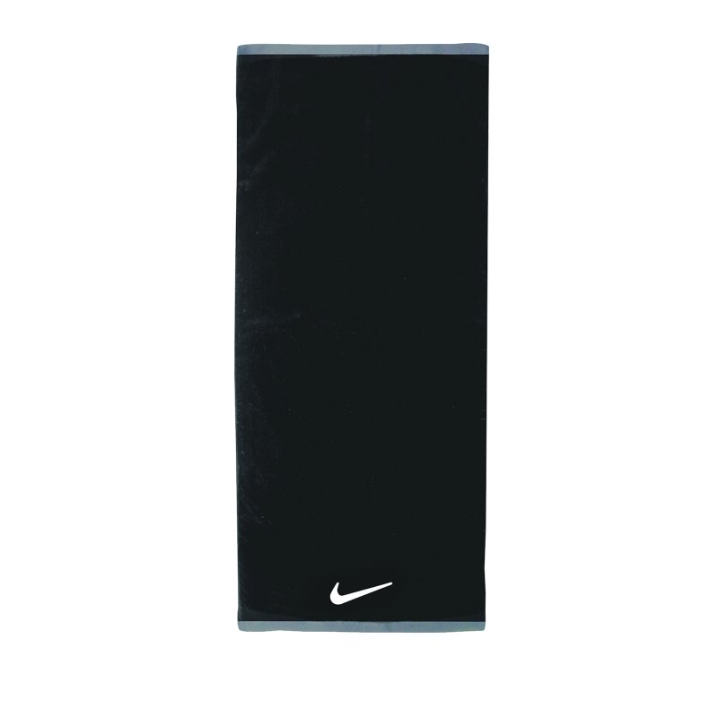 Nike Fundamental Towel Handtuch Schwarz Weiss F010 - schwarz