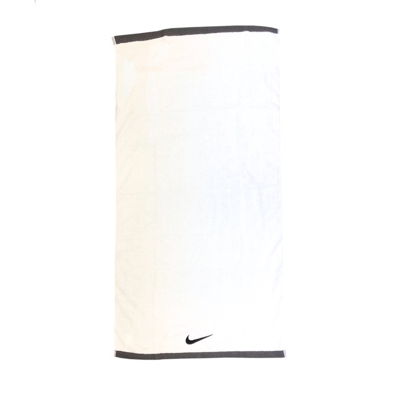 Nike Fundamental Towel Handtuch Weiss Schwarz F101 - weiss