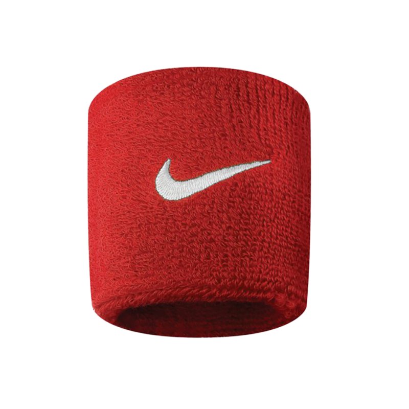 Nike Swoosh Wristbands Rot Weiss F601 - rot