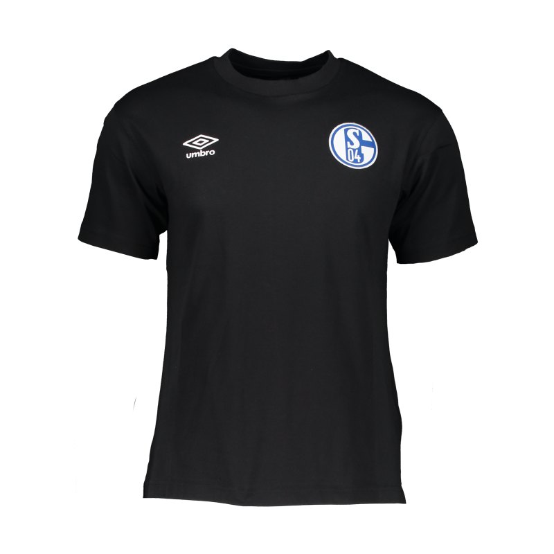 Umbro FC Schalke 04 Travel T-Shirt Schwarz F060 - schwarz