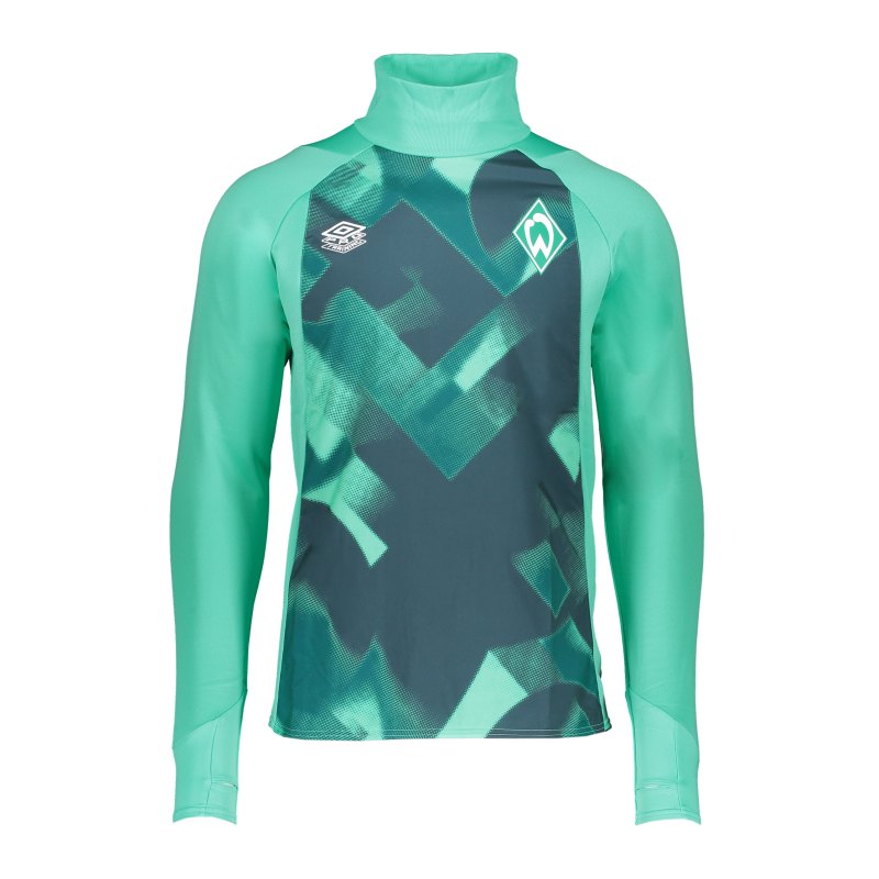 Umbro Werder Bremen HalfZip Sweatshirt Grün - gruen