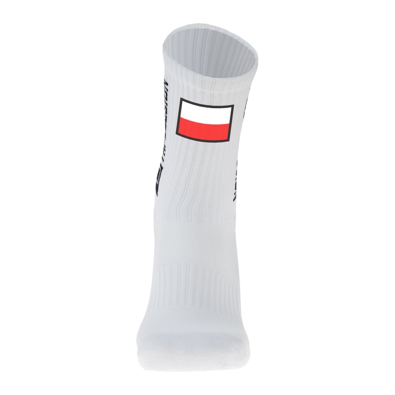 Tapedesign Gripsocks Polen Socken Weiss - weiss