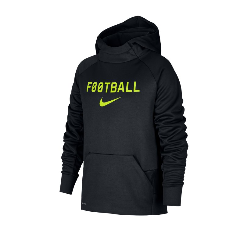 Nike Therma Football Kapuzensweatshirt Kids F011 - schwarz