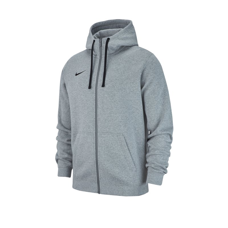 Nike Club 19 Fleece Kapuzenjacke Grau F063 - grau