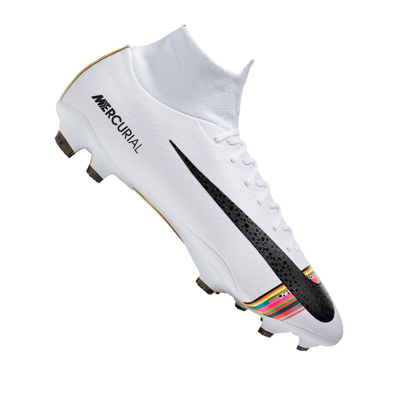 Nike Mercurial Superfly VI Pro FG Weiss F009 - weiss