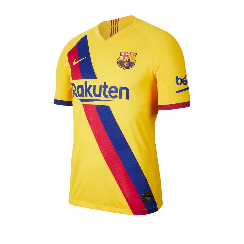 Nike FC Barcelona Authentic Trikot Away 2019/2020 Gelb F728 - gelb