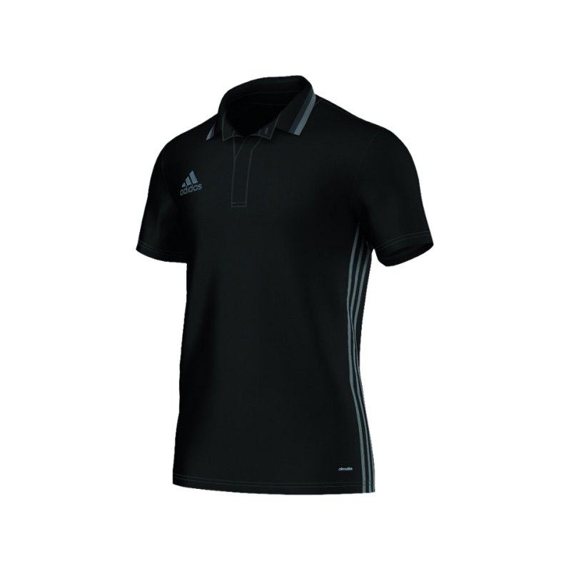 adidas CL Poloshirt Condivo 16 Schwarz Grau - schwarz