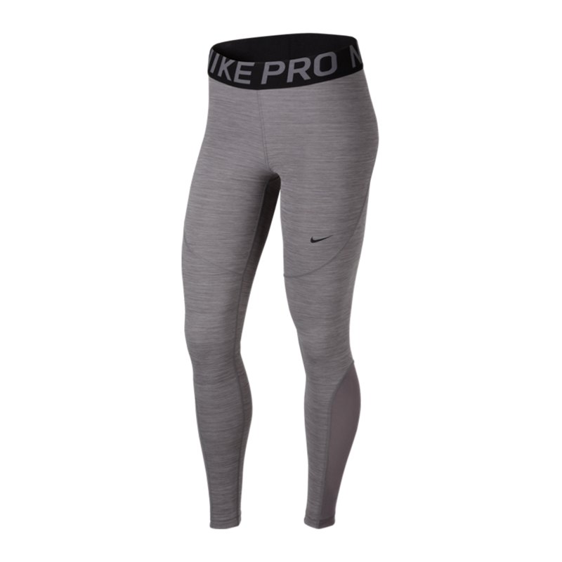 Nike Pro Tights Leggings Damen Grau Schwarz F063 - grau