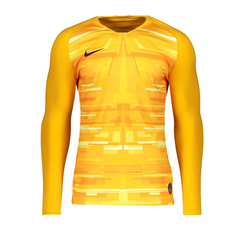 Nike Promo GK-Jersey LS Gelb Schwarz F739 - gelb
