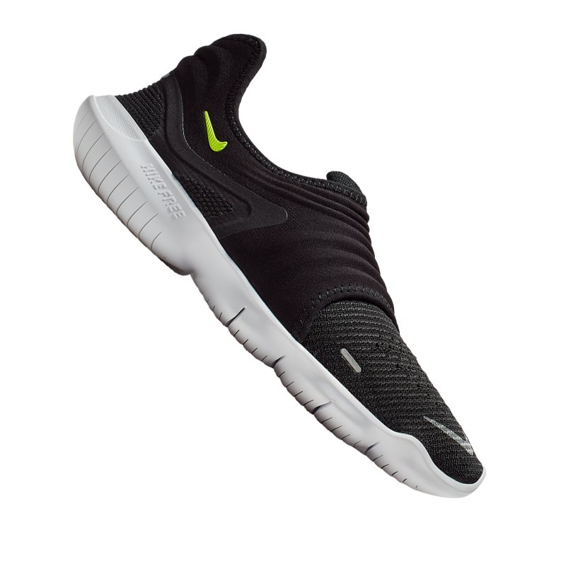 Nike Free RN Flyknit 3.0 Running Damen F001 - schwarz