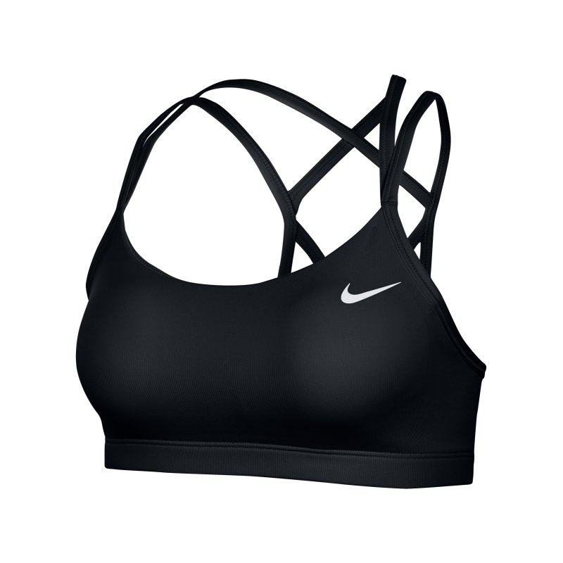 Nike Favorites Stappy Bra Sport-BH Damen F010 - schwarz
