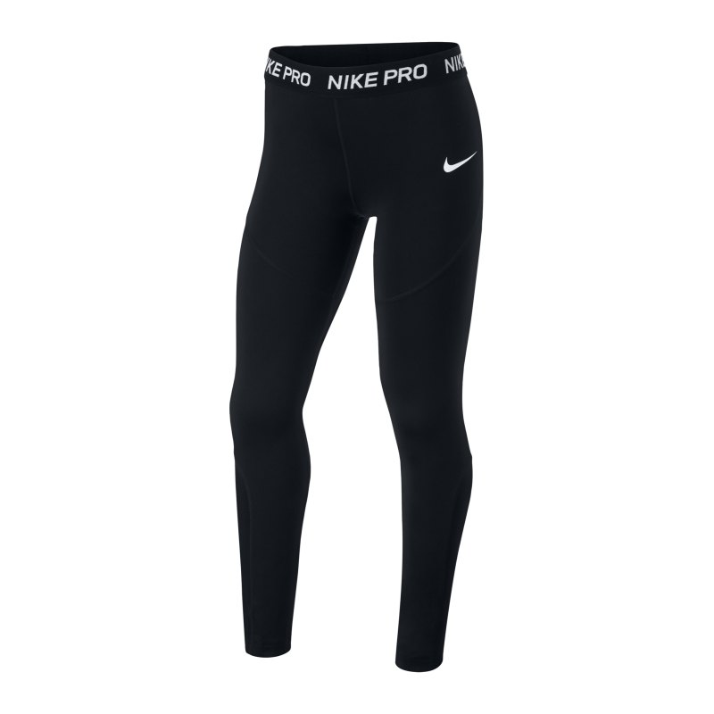 Nike Pro Training Tight Leggings Kids Girls F010 - schwarz