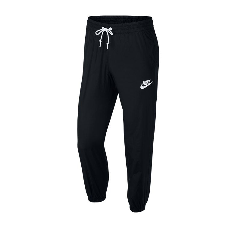 Nike Woven Pant Hose Damen Schwarz F010 - schwarz