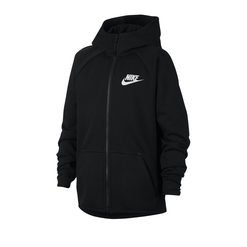 Nike Tech Fleece Kapuzenjacke Jacket Kids F010 - schwarz