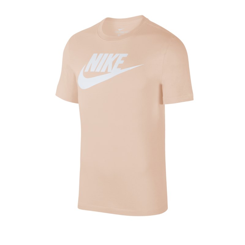 Nike Icon Futura T-Shirt Rosa Weiss F664 - rosa